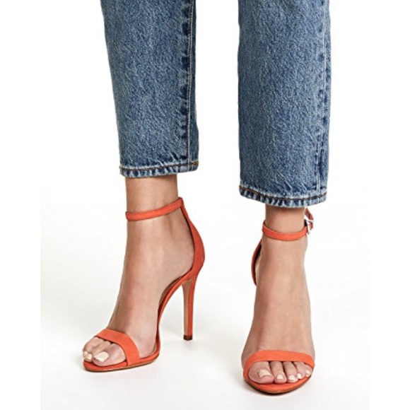 Schutz Cadey-Lee Suede Ankle-Strap Heels - Picture 4 of 4